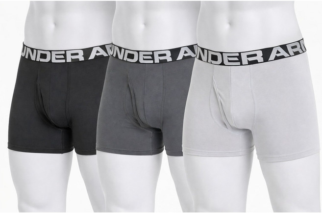 [언더아머_스포츠] 남성용 팬티 퍼포먼스 드로즈 Boxerjorks 혼합색상 3in1 Pack TM1363616 4방 스트레치 빠른건조 타이즈