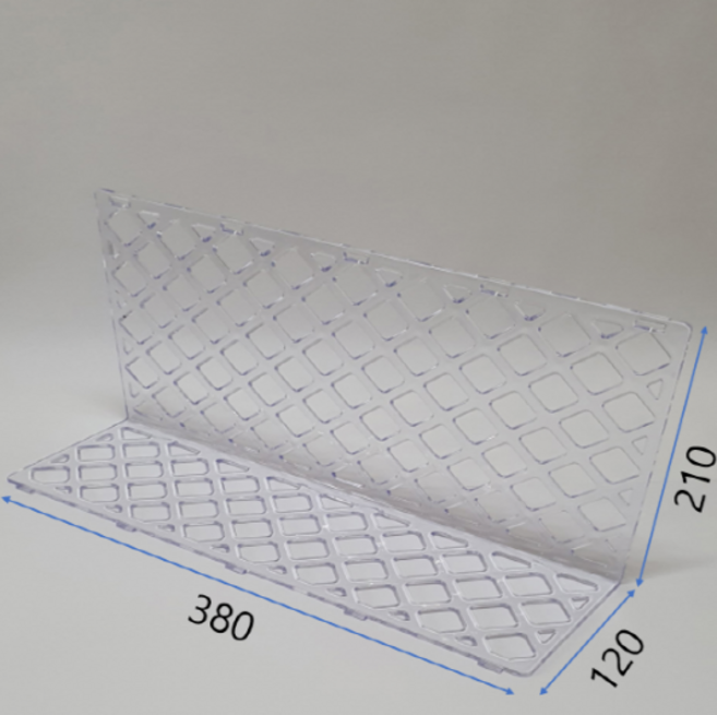 마트칸막이 다용도칸막이 매대 진열대 쇼케이스 투명칸막이, 투명, 1개