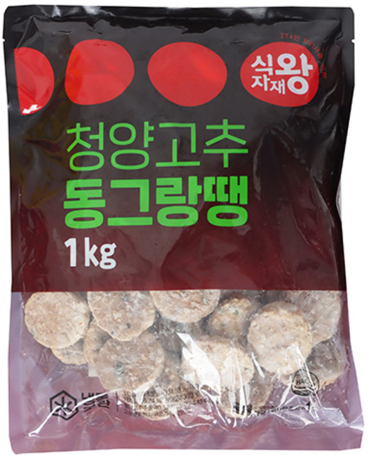 식자재왕 청양고추 동그랑땡 1kg, 5개