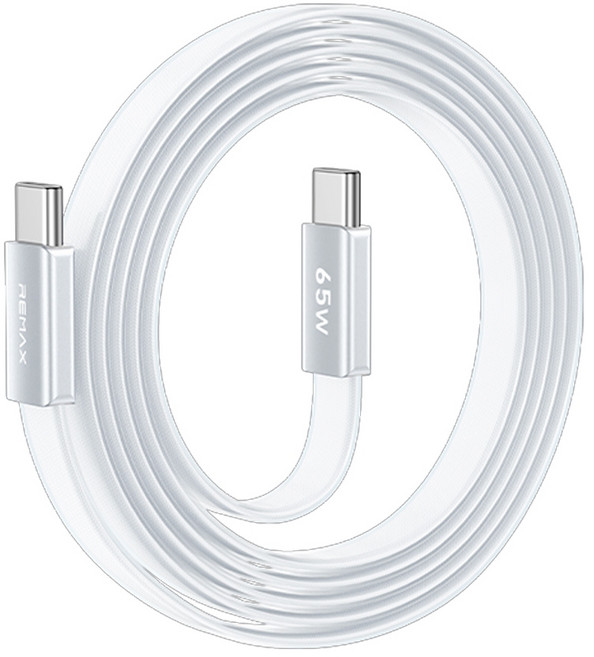 REMAX 30W快充線 Type-C轉Lightning 1.2M編織矽膠線 PD快充充電線 蘋果充電線 傳輸線 數據線 適用iPhone iPad 正版台灣公司貨, 雲霧白, 1個
