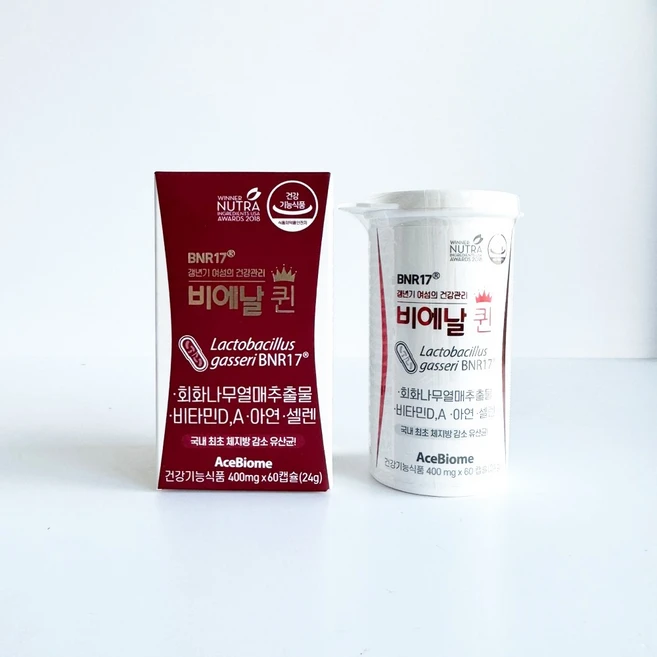 에이스바이옴 BNR17 갱년기 여성의 건강관리 비에날 퀸, 60정, 1개 - 쿠팡