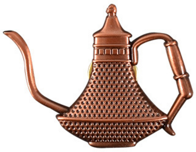 새로운 도착 커플 에스프레소 액세서리 바리스타 메이커 브로치 미니 탬퍼 아름다운 배지 카페 선물, 11 V