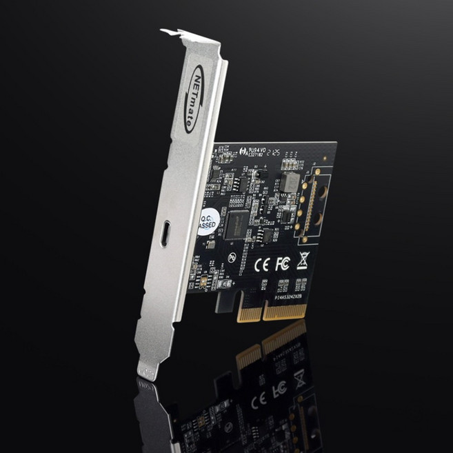 USB3.2 Gen2x2 CType PCI카드 메인보드 슬롯 어댑터 확장 내장, 1개