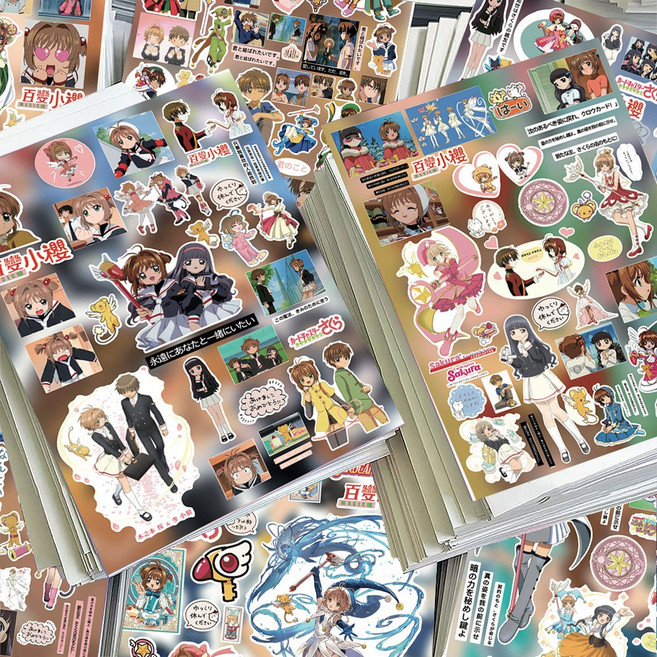 로테오 일본 애니 다꾸 스티커, 1세트, 카드캡터체리