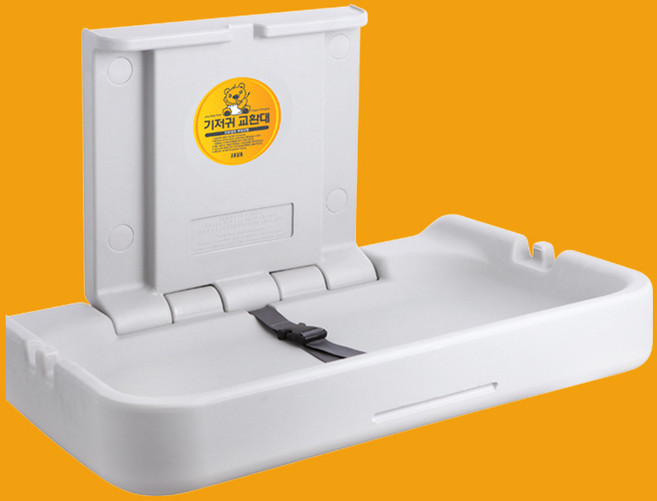 티에스자바 기저귀 교환대 영유아받침대 수유실 공중화장실 침대형 D-TBC110 가로형, 단품