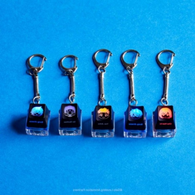 삼삼닷컴 키캡키링 나혼자만 레벨업 레벨업 LED 액세서리 상품 키링, 키캡키링_차해인, 키캡키링 차해인, 1개