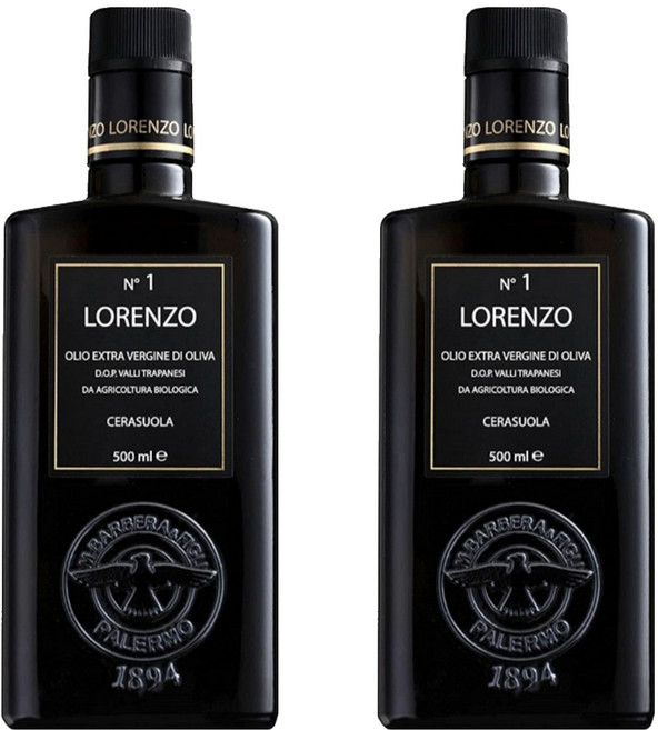 Lorenzo NO.1 엑스트라 버진 올리브 오일, 2개, 500ml