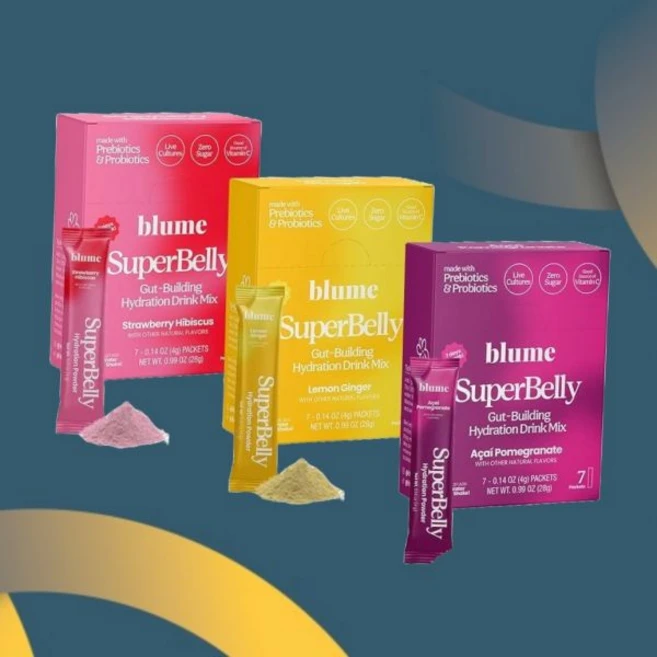 애사비 블룸 슈퍼벨리 버라이어티 팩 장 건강 하이드레이션 패킷 무설탕 프리바이오틱스 프로바이오틱스 사과 식초 전해질 함유 딸기 레몬 아사이 스틱 21개 Blume, 애사비 블룸 슈퍼벨리 버라이어티 팩 장 건강 하이드레이, 1개 - 쿠팡