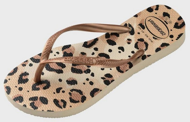 하바이아나스 HAVAIANAS 슬림 애니멀 플립플랍 BeigeBeige