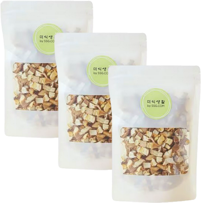 미식생활 친환경 건 표고버섯 채, 3개, 60g
