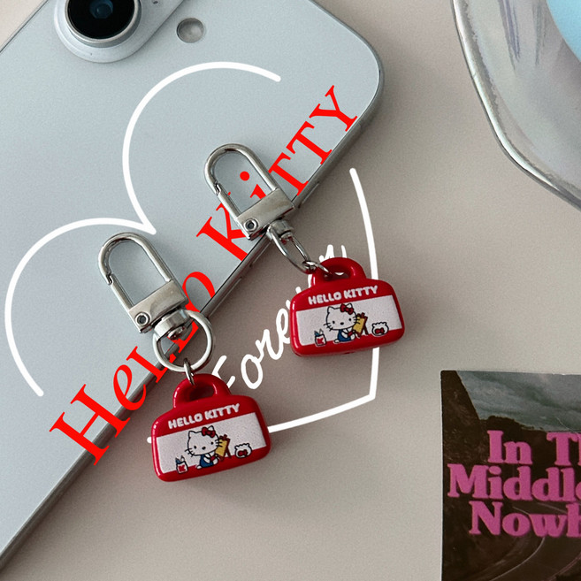 키티 미니가방 레드가방 키링 백꾸 가꾸 가방키링 지갑키링 선물