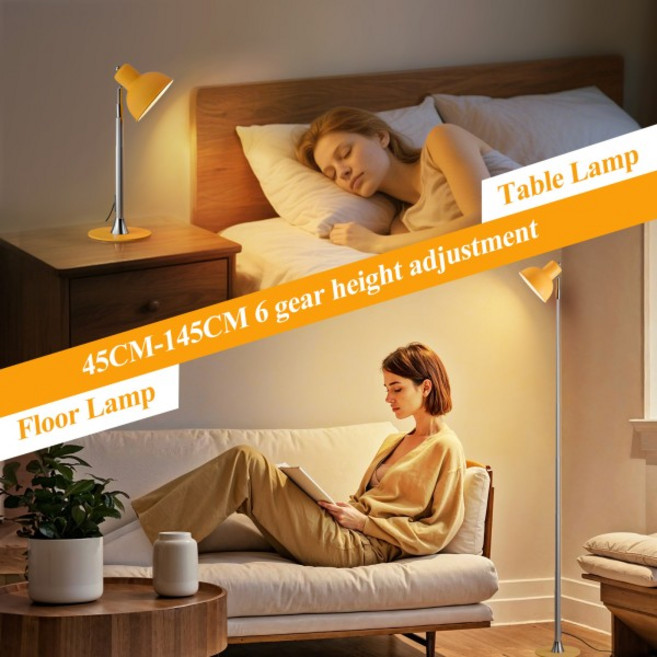 호환 현대 LED 머리맡 책상 램프 침실 연구 독서 조절식 플로어 홈 장식 테이블, 02 Log, 03 Neutral light, 02 US