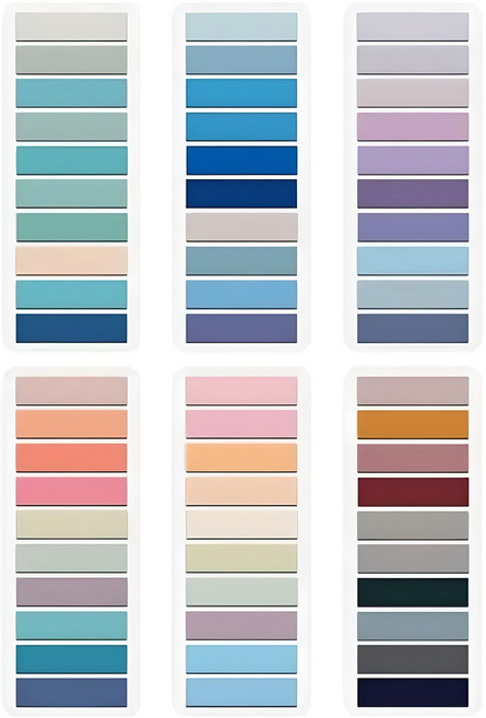 동아피엠에스 인덱스 스티키 노트 혼합색상 1200매, 6개입, 1세트