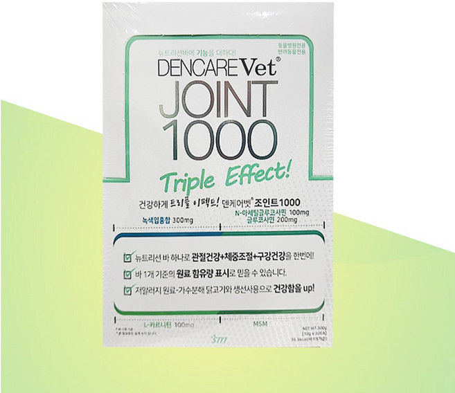 [에스틴] 덴케어벳 조인트 30p 강아지 구강껌, 10g, 30개