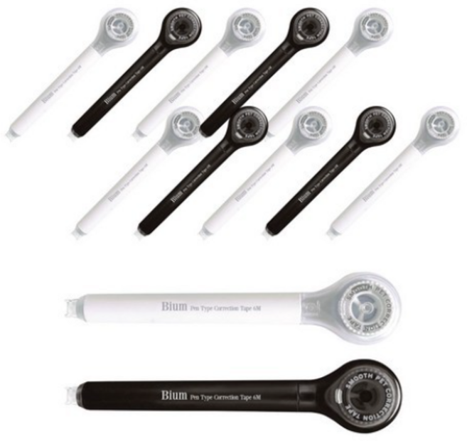 모닝글로리 1500 비움 펜 수정테이프 6m, 3개