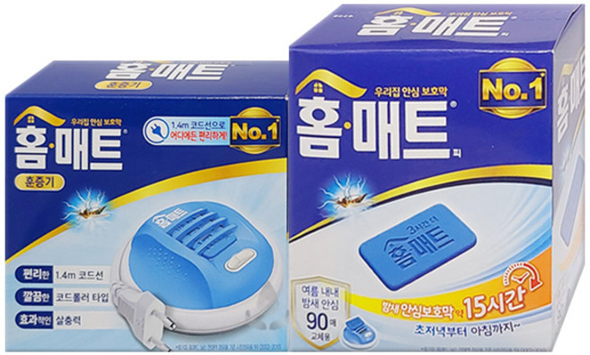 홈매트 매트피 90매+훈증기, 90g, 1세트