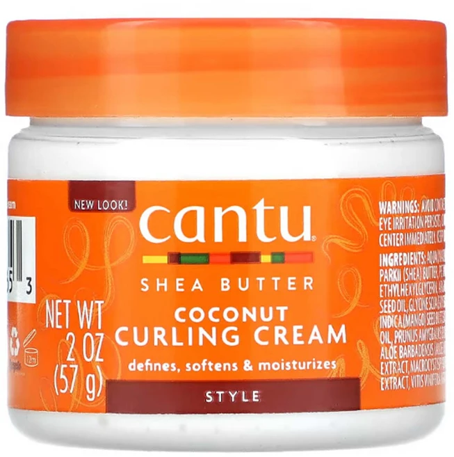 칸투 시어버터 코코넛 컬링 크림 휴대용 여행용, 57g, 1개 - 쿠팡