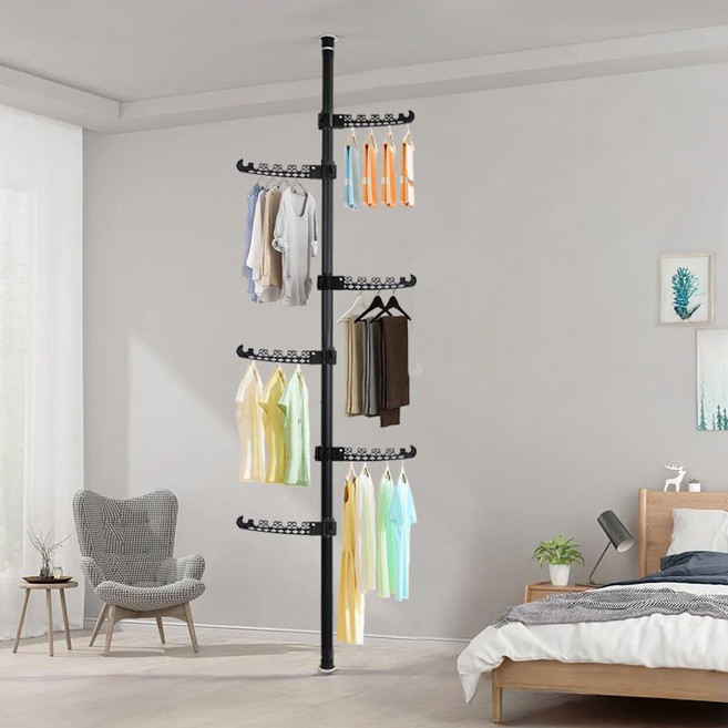 건조대 접이식 미니빨래건조대, 블랙