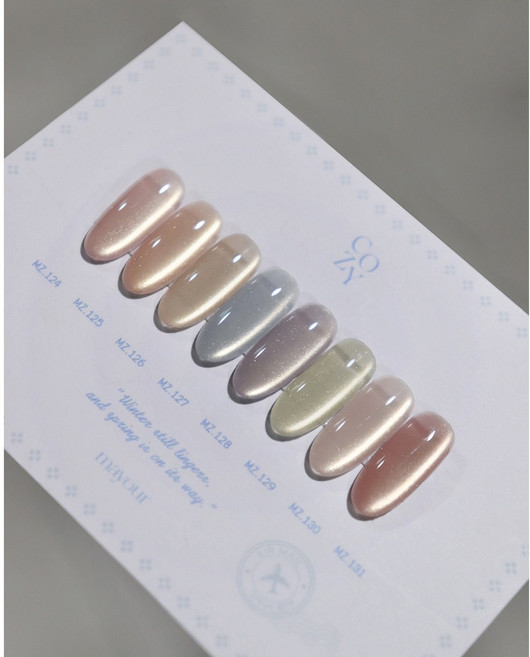 메이유어 MAYOUR 코지 캣아이 마그네틱젤 8종, 1개, 10ml, 단일 세트