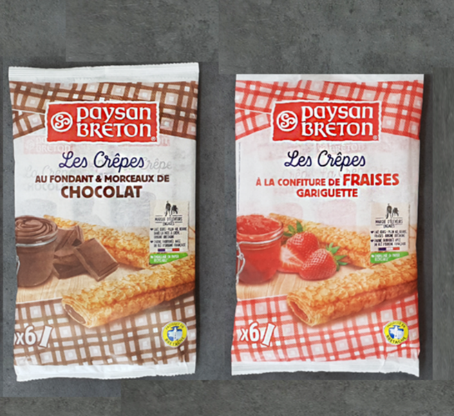 [패밀리푸드] 페이장브레통 크레페 180g 초콜릿 딸기 2종, 1개