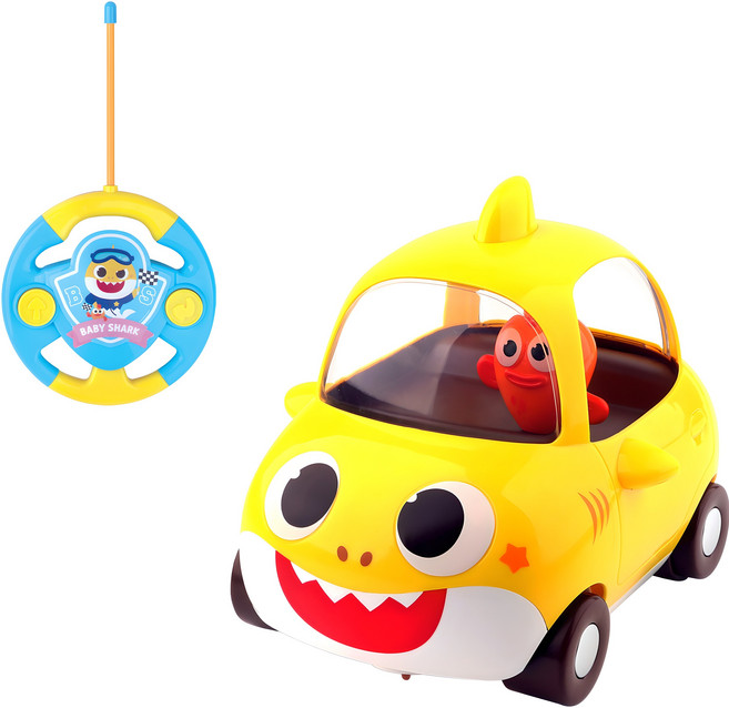 핑크퐁 아기상어 RC카, 혼합색상, 1세트