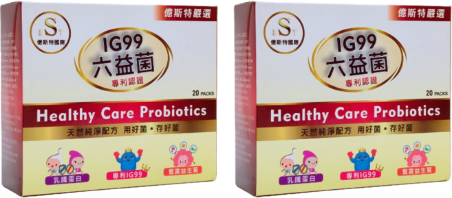 EST IG99六益菌, 2個, 20包