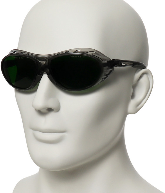 오토스 산소절단용접용 차광보안경 B-720BS 차광도4 용접안경 작업용 선글라스, 1개