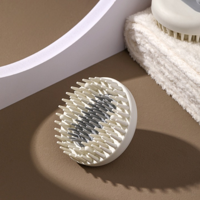 보넬티 두피세정 부드러운 샴푸 브러쉬, 1개, 화이트