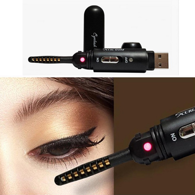 SCURL 속눈썹고데기 속눈썹고대기 눈썹고데기 뷰러 아이라이너 마스카라 가모 가짜눈썹 속눈섭고데기 충전식고데기 속눈섭고대기 인모눈썹