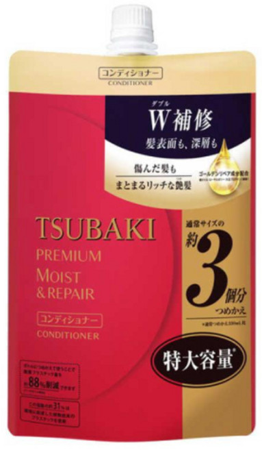 츠바키 프리미엄 모이스트 앤 리페어 컨디셔너 1000ml 리필용, 1개, 1L