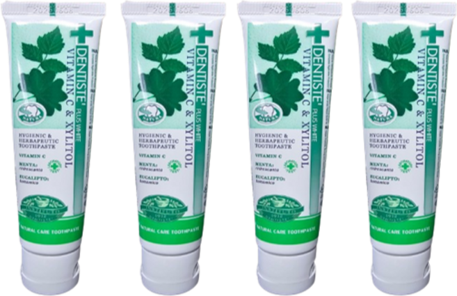 덴티스테 플러스 화이트 치약, 20g, 4개