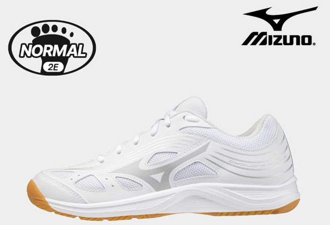 미즈노 신발 사이클론 스피드3 V1GA218003 화이트 배드민턴화 탁구화 입시체육 스쿼시화 배구화 실내운동화 인도어슈즈 민턴화