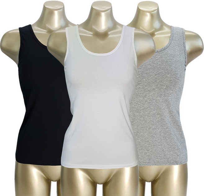 모띠마마 여성용 스판 면 기본 나시