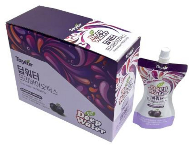 테일러 푸룬 딥워터 프리바이오틱스 100ml 10팩, 10개