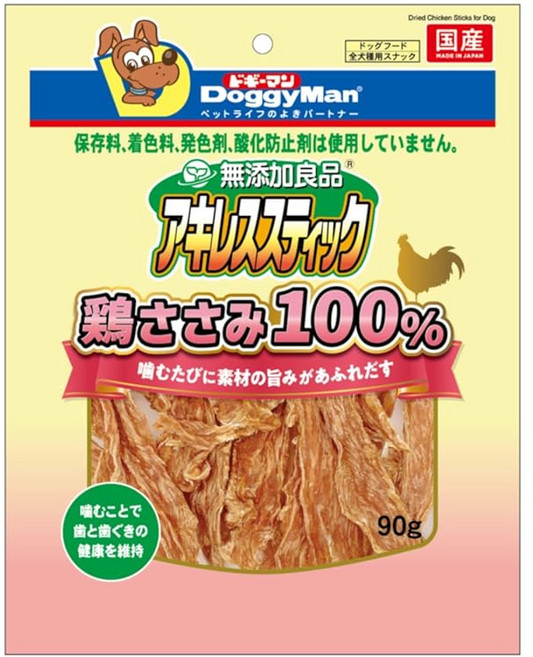도기만 무첨가 양품 아킬레스 스틱 닭 가위 100% 90g, 상세페이지 참조, 1개
