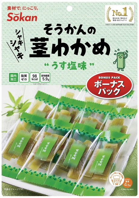 소칸 미역 줄기 약한 소금 맛 보너스팩, 1개, 105g - 쿠팡