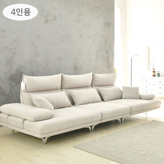 [구매고객전원 소파쿠션증정] new 무빙 스윙소파 3.5인 4인 6인 8인 편안한 기능성 신소재 조야(zoya) 패브릭 모듈형 코너형소파, 4인용