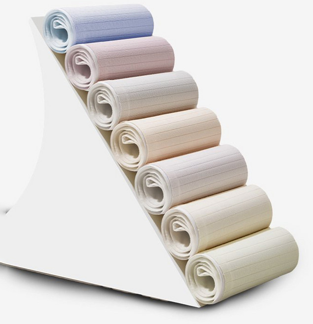 이너스타 소녀감성 중 고등학생 심리스 단색 데일리 미디 면 팬티 7P