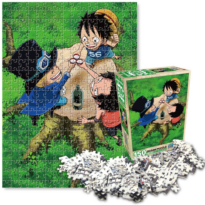 원피스 직소 퍼즐 150조각, 1개, 결의, 150피스