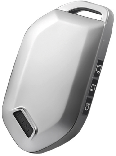 HAKO 메탈릭 키케이스 본품, K-16, 실버