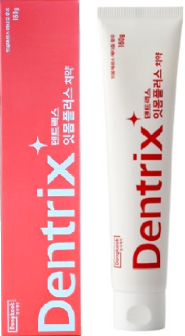 동국제약 덴트릭스 잇몸플러스 치약 160g 잇몸치약 잇몸케어 구취제거 잇몸약 에티즘함유 잇몸케어 프로젝트 마일드한 상쾌함, 1개