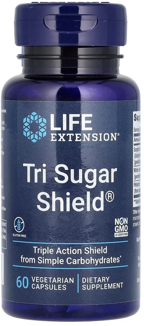 라이프 익스텐션 Tri Sugar Shield 트리슈가쉴드 화이트 뽕나무 추출물 60 Vegetarian Capsules, 1개, 60정 - 쿠팡