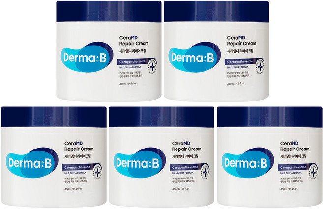 더마비 세라엠디 리페어 크림, 430ml, 5개