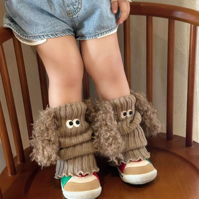 블랙체리 아동용 캐릭터 레그 워머