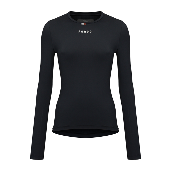 NSR 여성용 폰도 플러스 기모 긴팔 베이스레이어 상의
