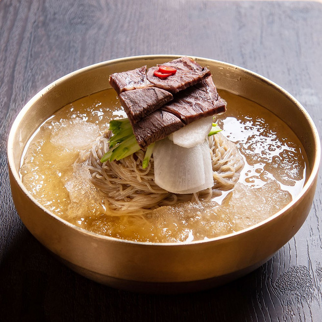 옛맛지기 시원한 평양 물냉면 (냉면사리+육수) 간편한 밀키트, 2개, 1kg
