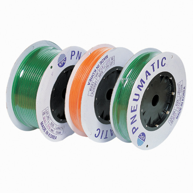 코릴 우레탄연질호스 8x4.5(녹색) 1 롤, 1개