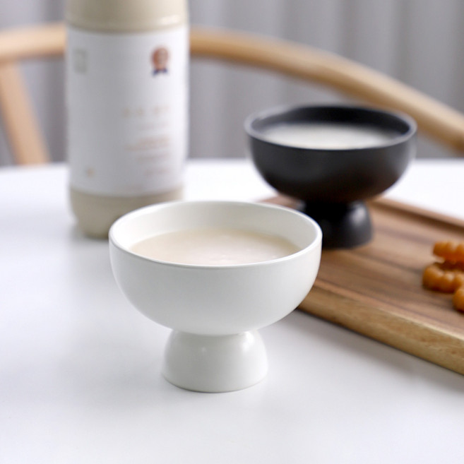 브리스터 도자기 막걸리 잔 세트 4p 2color, 1세트