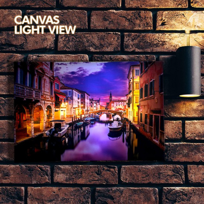스피엘(SPIELL) 캔버스 라이트뷰 LED액자 베네치아