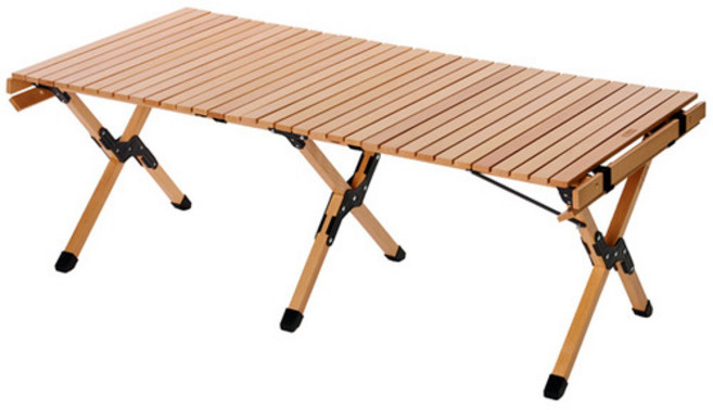 [마운트리버] T010 매직 우드롤테이블1200_우드 프레임 (123 x 60 x 44cm)